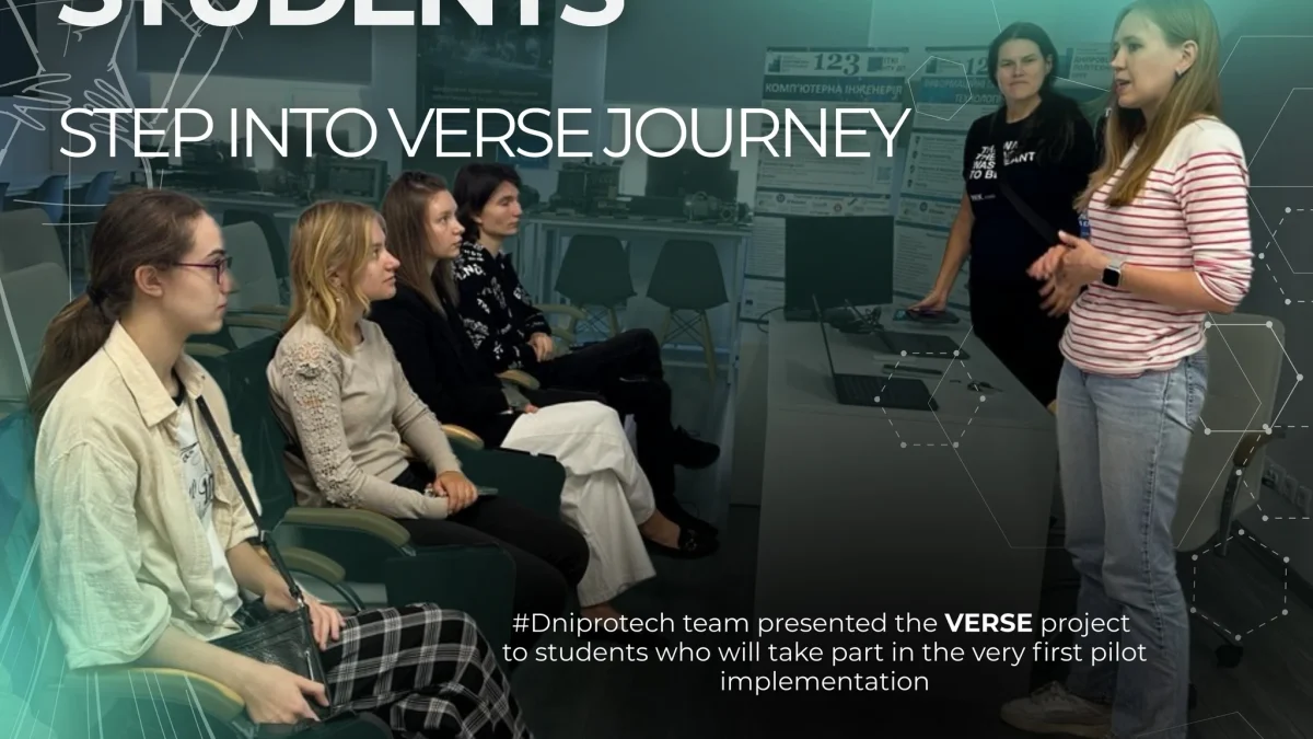 Dnipro University of Technology students begin the first VERSE pilot, exploring sustainability, creativity, and innovation through an international Erasmus+ programme for responsible fashion education.